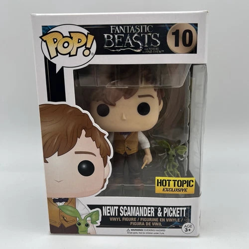 Funko Pop! Fantastic Beasts Newt Scamander & Pickett #10