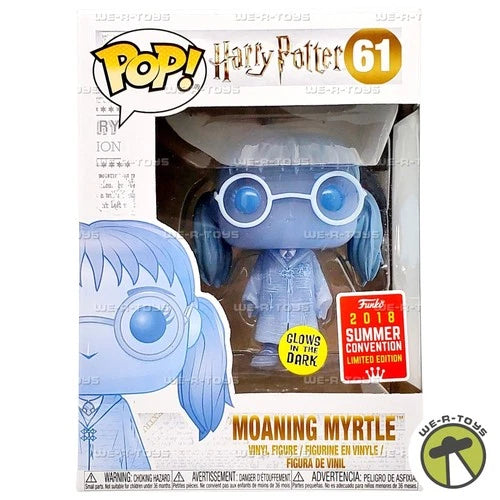 Funko Pop Harry Potter 61 Moaning Myrtle Glow in the Dark Exclusive Vinyl Figure