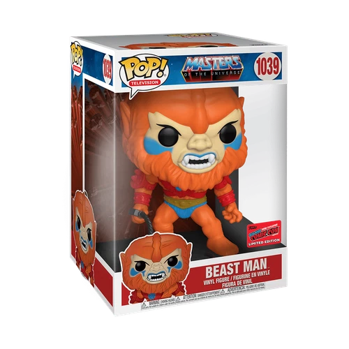 Funko Pop! 10 " BEAST MAN #1039 Masters Of The Universe Vinyl Figure