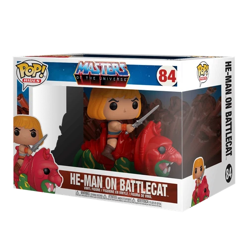 Funko Pop! Rides: Masters of the Universe - He-Man on Battle Cat #84