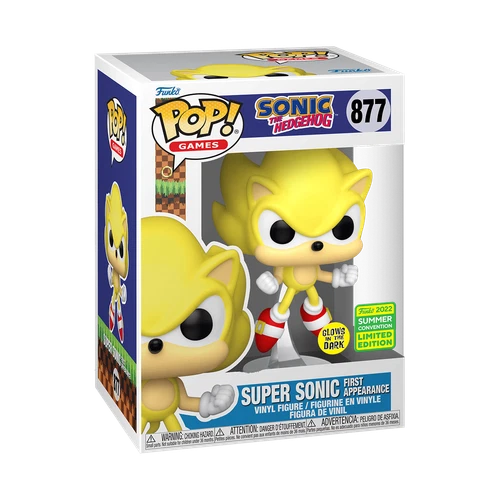 Funko Pop! Games Super Sonic First Appearance #877
