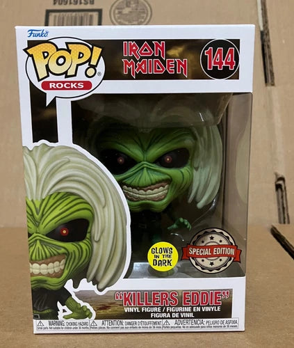 Funko Pop Iron Maiden GITD Special Edition Killers Eddie