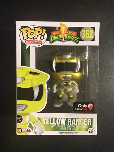 Funko Pop! Vinyl: Power Rangers - Yellow Ranger - (Metallic) - 362-