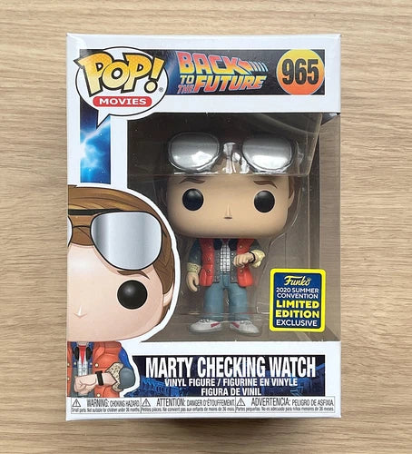 Funko Pop Back To The Future Marty Checking Watch SDCC #965