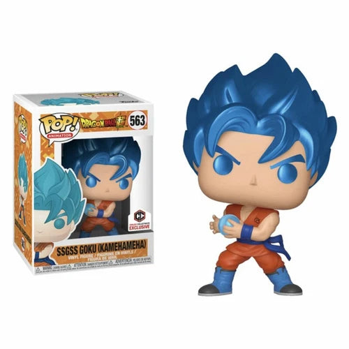 Funko Pop! Dragon Ball Z - SSGSS Goku (Kamehameha) Metallic - Mint #563