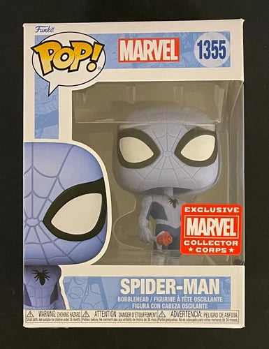 Funko Pop! Spider-Man #1355 Blue Marvel Collector Corps