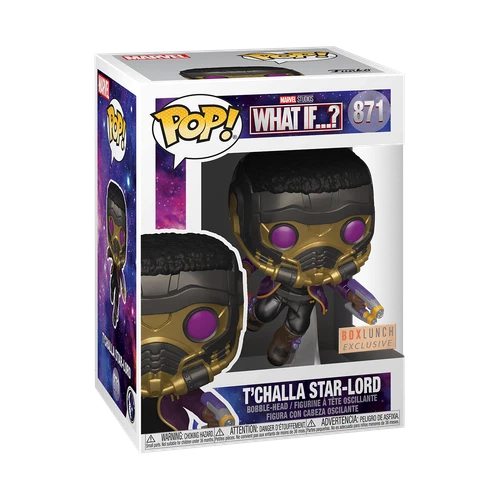 Funko POP! Marvel Studios What If...? T'Challa Star-Lord #871
