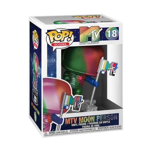 Funko Pop! Vinyl: MTV - MTV Moon Person (Rainbow) (Metallic) #18
