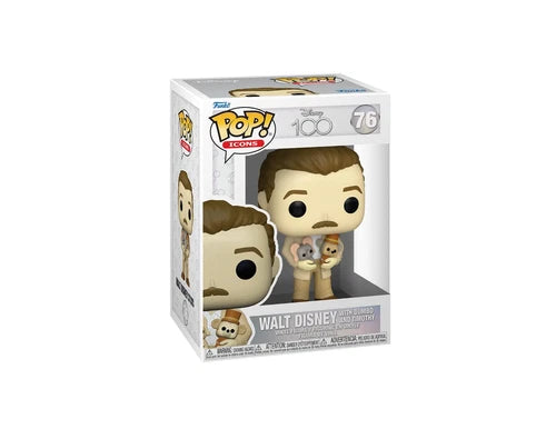 Funko Pop! Disney 100 - Icons - Walt Disney with Dumbo and Timothy #76