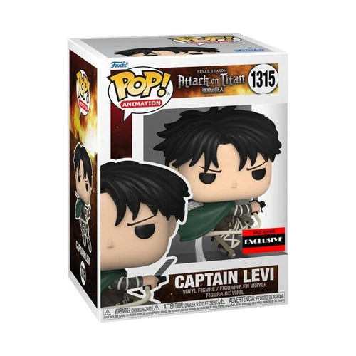 Funko Pop Attack on Titan Captain Levi Figure (AAA Anime Exclusive)