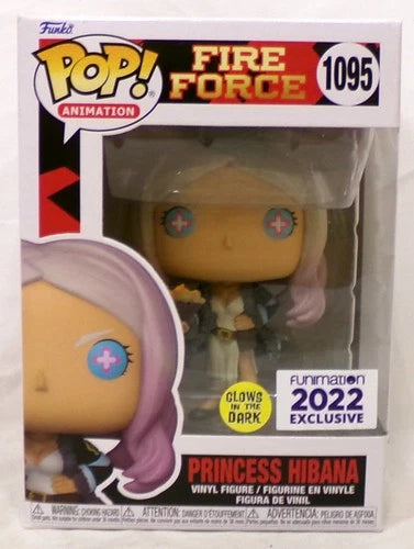 Funko Pop 2022 Animation Funimation Glow Fire Force 1095 Princess Hibana