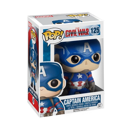 Funko POP! Marvel Captain America 3 Civil War - Captain America #125