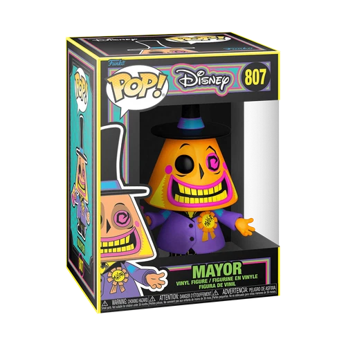 Funko Pop! The Nightmare Before Christmas: Blacklight - Mayor #807