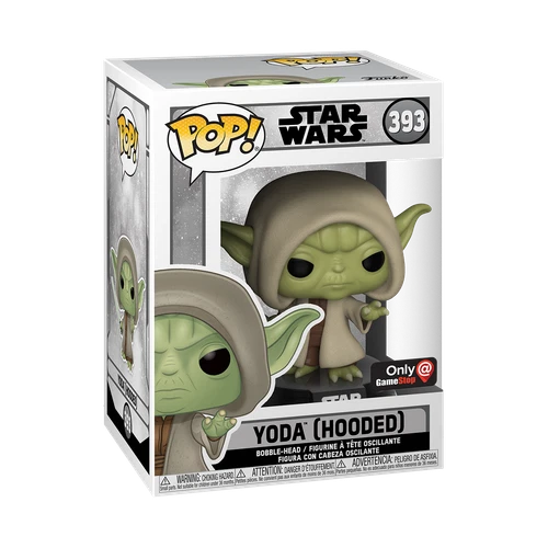 Funko Pop! Vinyl: Star Wars - Yoda (Hooded) - GameStop (GS) (Exclusive) #393