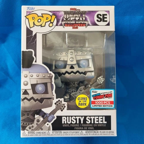 New! NYCC 2023 Funko Pop! Heavy Metal Halloween RUSTY STEEL