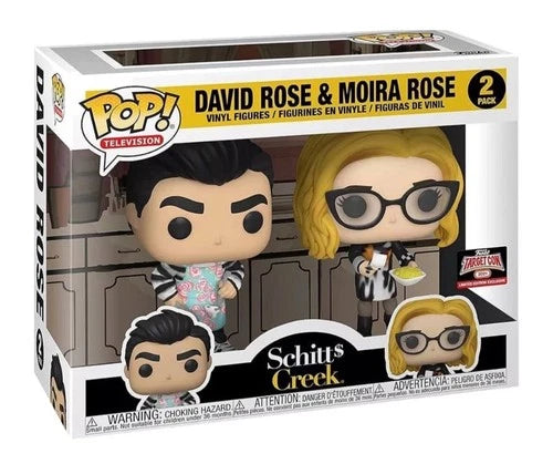 Funko Pop! Schitt'$ Creek David Rose & Moira Rose 2 Pack Target Con 2021