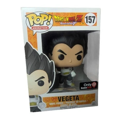 Funko Pop! Dragon Ball Z #157 Vegeta Black Hair GameStop Exclusive