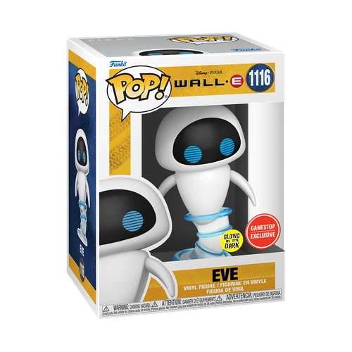 Funko Pop! Vinyl: Pixar - EVE (Glows in the Dark) - GameStop (GS) (Exclusive)