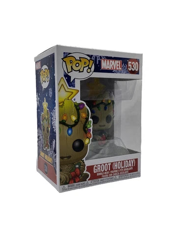 Funko POP! Marvel Holiday - Groot with Wreath and Lights