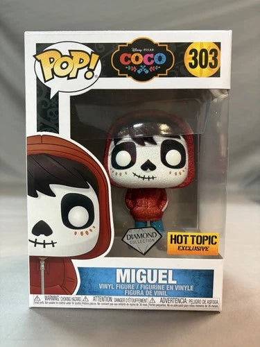 Funko Pop! Pixar Coco - Miguel (Diamond Glitter) 303 Hot Topic