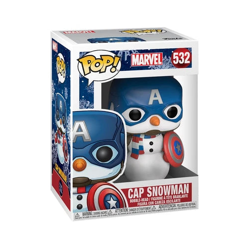 Funko Pop! Vinyl: Marvel - Cap Snowman #532