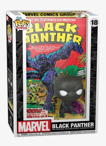 Funko Pop! Comic Book Cover with Case: Marvel - Black Panther #18