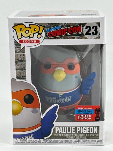 Funko Pop Icons PAULIE PIGEON #23 NYCC 2020 Fall Convention