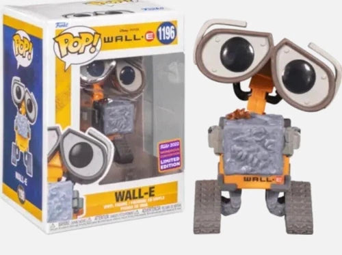 EXCLUSIVE DISNEY PIXAR WALL-E WITH TRASH CUBE 3.75" POP VINYL