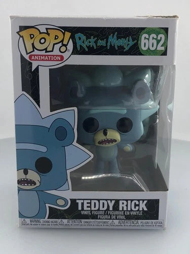 Funko POP! Animation Rick and Morty Teddy Rick #662 Vinyl Figure