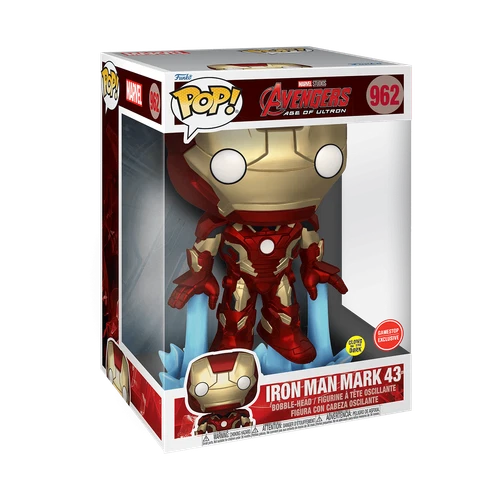 Funko Pop! Vinyl Jumbo 10 in: Marvel - Iron Man Mark 43 (Jumbo)