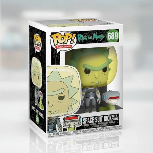 Rick and Morty Space Suit Rick With Snake Funko Pop! Vinyl Figure #689