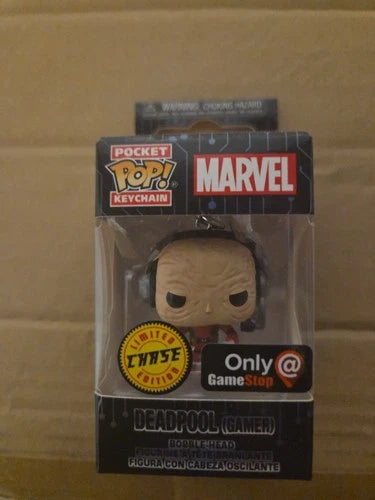 Funko Pop! Keychain: Deadpool (Gamer) (Chase) (GameStop)