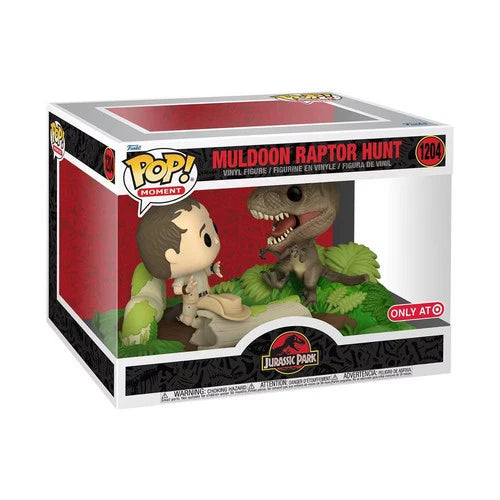 Funko POP! Moments: Jurassic Park - Muldoon Raptor Hunt