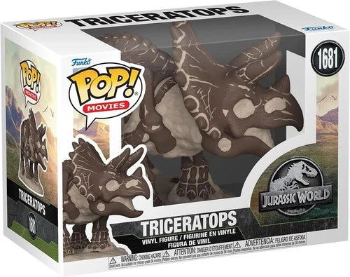 Funko Pop! Movies: Triceratops #1681 Jurassic World Fossil Vinyl Figure F4