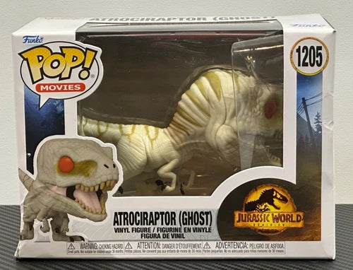 Funko Pop Movies Jurassic World #1205 Atrociraptor (Ghost) Vinyl Figure