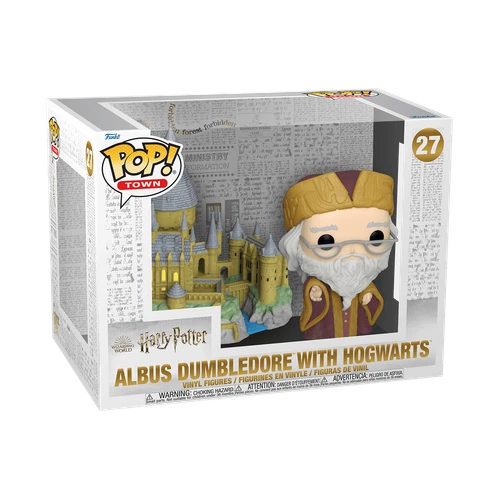 Funko Pop! Town: Harry Potter - Albus Dumbledore with Hogwarts #27