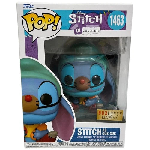 Funko POP Stitch As Gus Gus 1463 Vinyl Figure Stitch In Costume Box Lunch