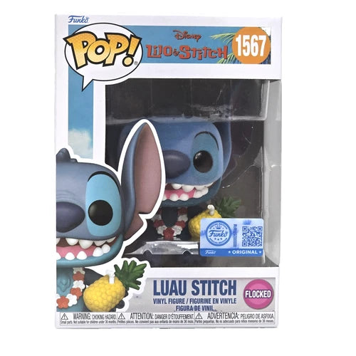 Funko Pop Disney Lilo & Stitch Luau Stitch #1567 Flocked