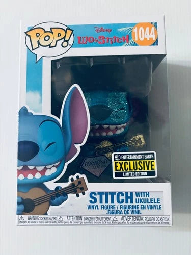 Funko Pop! Vinyl - Stitch With Ukulele - Diamond Variant EE