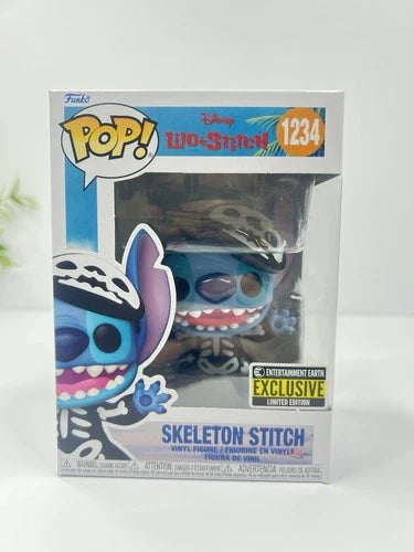 Disney - Skeleton Stitch #1234 Entertainment Earth Exclusive Funko Pop