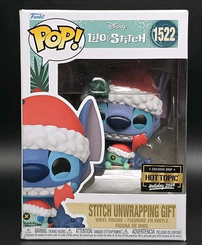 Funko Pop! Stitch Unwrapping Gift #1522 Disney Lilo & Stitch Hot Topic Exclusive