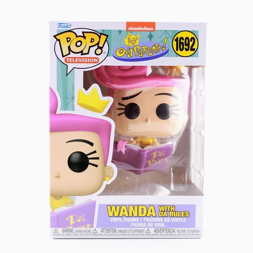 Funko Pop The Fairly OddParents - Wanda with Da Rules - Vinyl Figure - #1692