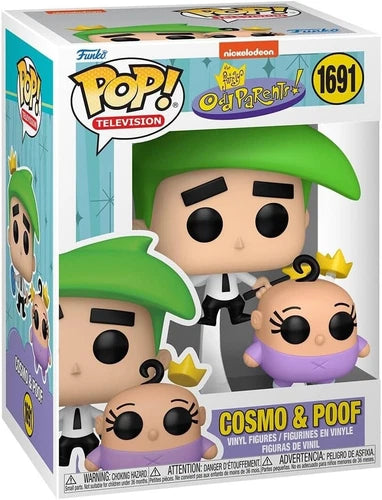 Funko Pop & Buddy Fairly Oddparents: Cosmo w/ Poof Figure