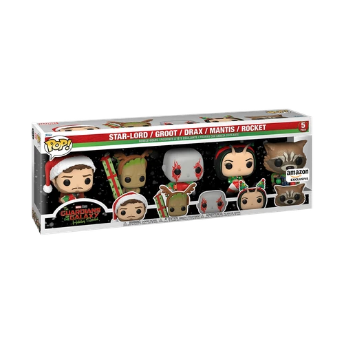 Funko Pop Marvel Studio Guardians Of The Galaxy Holiday Special Pack Of 5