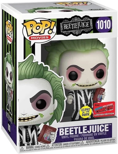 Funko POP! Vinyl Beetlejuice Glow in the Dark Action Figure - Multicolored