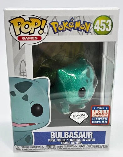 Funko Pop! Pokemon #453 Bulbasaur Diamond 2021 Summer Convention