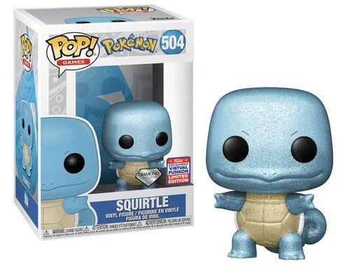 Funko Pop! Games Squirtle 2021 Virtual FunKon Exclusive #504