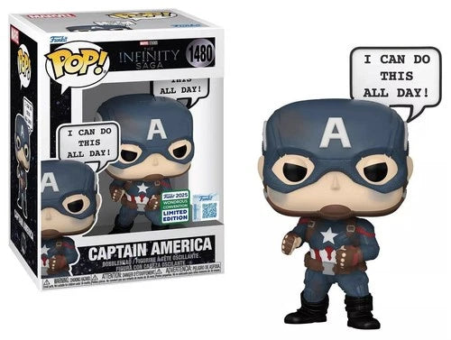 Funko Pop Marvel Infinity Saga Captain America Vinyl Figure #1480