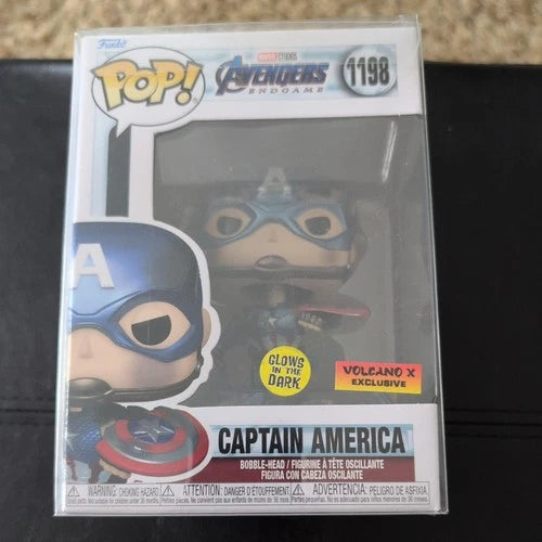 Funko Pop! Vinyl: Marvel - Captain America - Box Warehouse (Exclusive) #1198