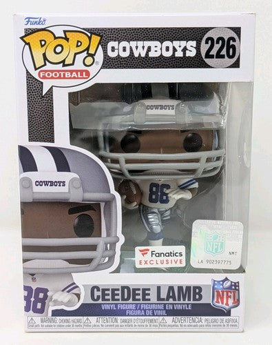 NFL Dallas Cowboys CeeDee Lamb Funko Pop Limited Exclusive Limited #226
